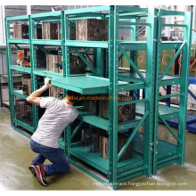 Customized Conveyor Roller Injection Molds Storage Rack Mould Rack Fully Drawable